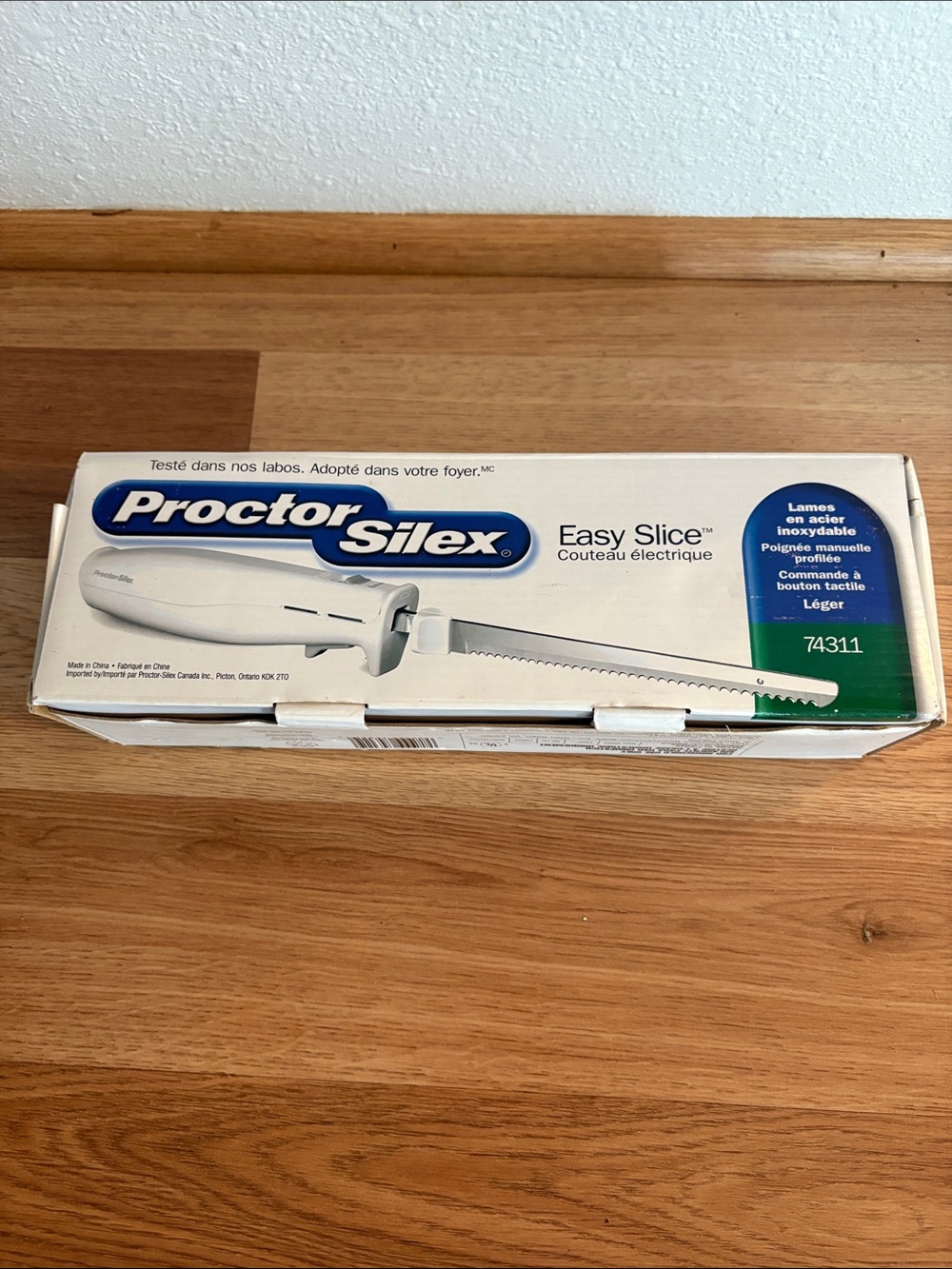 Proctor Silex Easy Slice Electric Knife - White